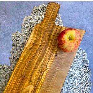 Live Edge Olive charcuterie Board they are 100% hand made